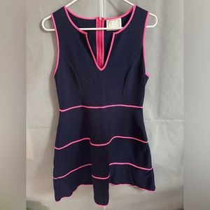 Sail to Sable Sleeveless Navy Dress